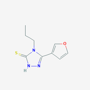 5-(furan-3-yl)-4-propyl-4H-1,2,4-triazole-3-thiol