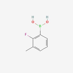molecular formula C7H8BFO2 B1317760 2-Fluoro-3-methylphenylboronic acid CAS No. 762287-58-1