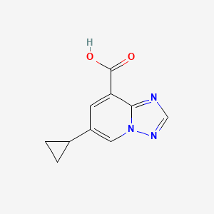 6-Cyclopropyl-[1,2,4]triazolo[1,5-a]pyridine-8-carboxylic acid