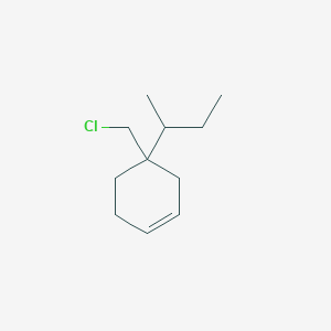 4-(Butan-2-yl)-4-(chloromethyl)cyclohex-1-ene