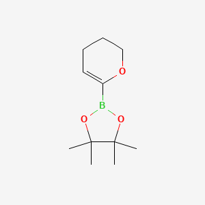 molecular formula C11H19BO3 B1317761 2-(3,4-二氢-2H-吡喃-6-基)-4,4,5,5-四甲基-1,3,2-二氧杂硼环丁烷 CAS No. 1025707-93-0