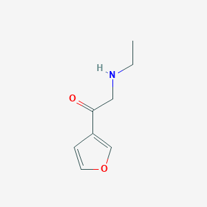 2-(Ethylamino)-1-(furan-3-yl)ethan-1-one