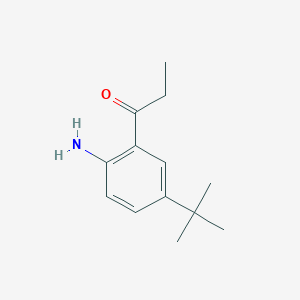 1-(2-Amino-5-tert-butylphenyl)propan-1-one