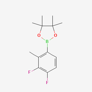 molecular formula C13H17BF2O2 B1317767 2-(3,4-Difluoro-2-methylphenyl)-4,4,5,5-tetramethyl-1,3,2-dioxaborolane CAS No. 1025707-97-4