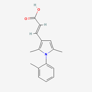 (2E)-3-[2,5-dimethyl-1-(2-methylphenyl)-1H-pyrrol-3-yl]acrylic acid