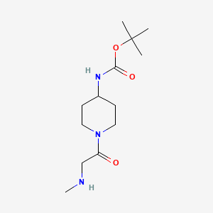 tert-butyl N-{1-[2-(methylamino)acetyl]piperidin-4-yl}carbamate