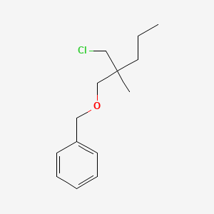 ({[2-(Chloromethyl)-2-methylpentyl]oxy}methyl)benzene