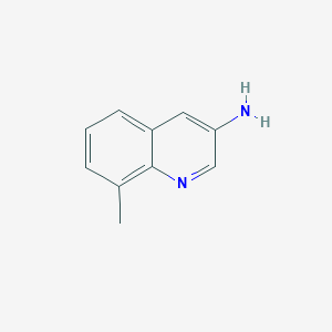 molecular formula C10H10N2 B13177719 8-Methylquinolin-3-amine 