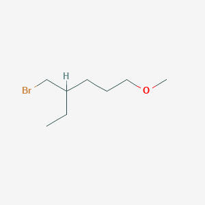 4-(Bromomethyl)-1-methoxyhexane