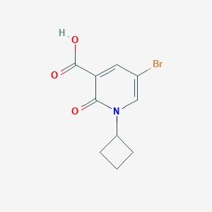 5-Bromo-1-cyclobutyl-2-oxo-1,2-dihydropyridine-3-carboxylic acid