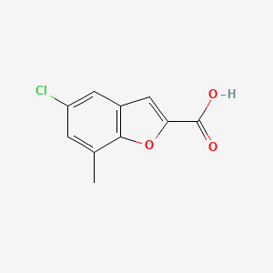 5-Chloro-7-methylbenzofuran-2-carboxylic acid