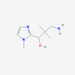 3-Amino-2,2-dimethyl-1-(1-methyl-1H-imidazol-2-yl)propan-1-ol