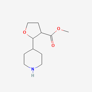 Methyl 2-(piperidin-4-yl)oxolane-3-carboxylate