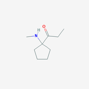 1-[1-(Methylamino)cyclopentyl]propan-1-one