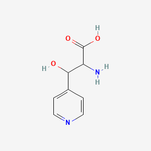 2-Amino-3-hydroxy-3-(pyridin-4-yl)propanoic acid