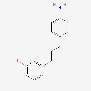 4-[3-(3-Fluorophenyl)propyl]aniline