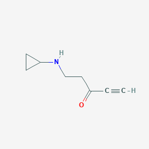 5-(Cyclopropylamino)pent-1-yn-3-one