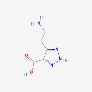 5-(2-Aminoethyl)-1H-1,2,3-triazole-4-carboxylic acid