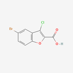 5-Bromo-3-chloro-1-benzofuran-2-carboxylic acid