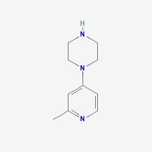 molecular formula C10H15N3 B1317813 1-(2-甲基吡啶-4-基)哌嗪 CAS No. 98010-38-9