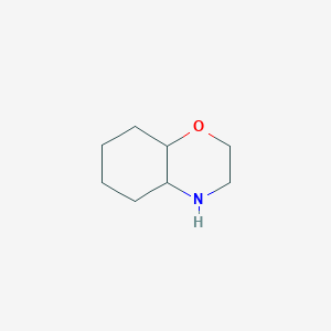 molecular formula C8H15NO B1317814 octahydro-2H-1,4-benzoxazine CAS No. 52769-11-6