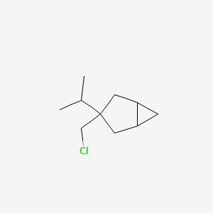 molecular formula C10H17Cl B13178289 3-(Chloromethyl)-3-(propan-2-YL)bicyclo[3.1.0]hexane 