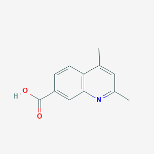 molecular formula C12H11NO2 B1317834 2,4-Dimethylquinoline-7-carboxylic acid CAS No. 936074-38-3