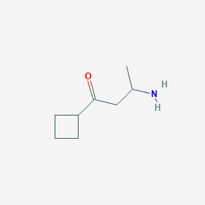 3-Amino-1-cyclobutylbutan-1-one