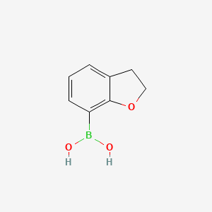 molecular formula C8H9BO3 B1317852 (2,3-二氢苯并呋喃-7-基)硼酸 CAS No. 685514-61-8