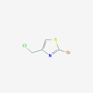 molecular formula C4H3BrClNS B1317853 2-Bromo-4-(chloromethyl)thiazole CAS No. 5198-77-6
