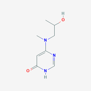 6-[(2-Hydroxypropyl)(methyl)amino]-3,4-dihydropyrimidin-4-one