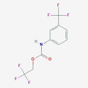 2,2,2-trifluoroethyl N-[3-(trifluoromethyl)phenyl]carbamate