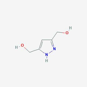 molecular formula C5H8N2O2 B131786 1H-吡唑-3,5-二甲醇 CAS No. 142179-08-6