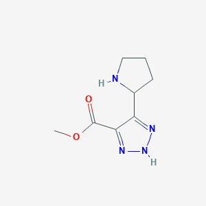 Methyl 5-(pyrrolidin-2-yl)-1H-1,2,3-triazole-4-carboxylate