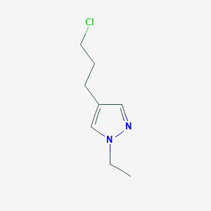 4-(3-chloropropyl)-1-ethyl-1H-pyrazole