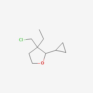 3-(Chloromethyl)-2-cyclopropyl-3-ethyloxolane