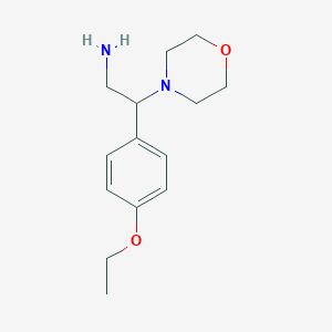 molecular formula C14H22N2O2 B1317878 2-(4-乙氧基苯基)-2-吗啉-4-基乙胺 CAS No. 31466-48-5