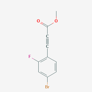 Methyl 3-(4-bromo-2-fluorophenyl)prop-2-ynoate