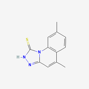 5,8-Dimethyl-[1,2,4]triazolo[4,3-a]quinoline-1-thiol