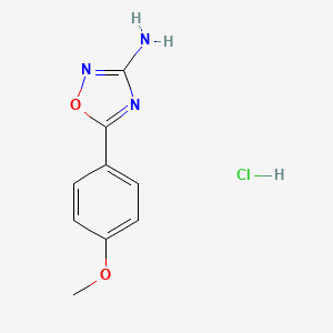 5-(4-Methoxyphenyl)-[1,2,4]oxadiazol-3-ylamine hydrochloride