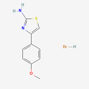 molecular formula C10H11BrN2OS B1317883 4-(4-Methoxy-phenyl)-thiazol-2-ylamine hydrobromide 
