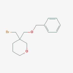 3-[(Benzyloxy)methyl]-3-(bromomethyl)oxane