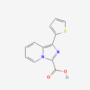 1-(Thiophen-2-yl)imidazo[1,5-a]pyridine-3-carboxylic acid