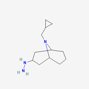 9-(Cyclopropylmethyl)-3-hydrazinyl-9-azabicyclo[3.3.1]nonane