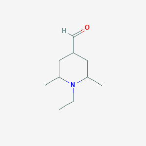 1-Ethyl-2,6-dimethylpiperidine-4-carbaldehyde