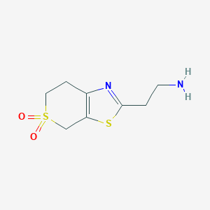 2-(2-Aminoethyl)-4H,6H,7H-5lambda6-thiopyrano[4,3-d][1,3]thiazole-5,5-dione