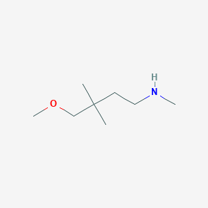 (4-Methoxy-3,3-dimethylbutyl)(methyl)amine