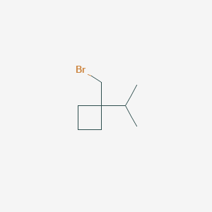 1-(Bromomethyl)-1-(propan-2-yl)cyclobutane