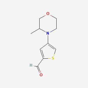 4-(3-Methylmorpholin-4-yl)thiophene-2-carbaldehyde