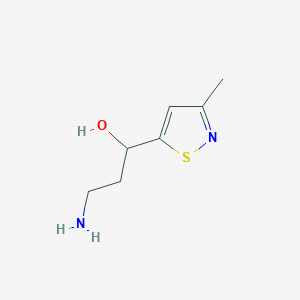 3-Amino-1-(3-methyl-1,2-thiazol-5-yl)propan-1-ol